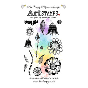 Bee Crafty Art Stamps - Journaling Essentials #3 A6 Stamp Set