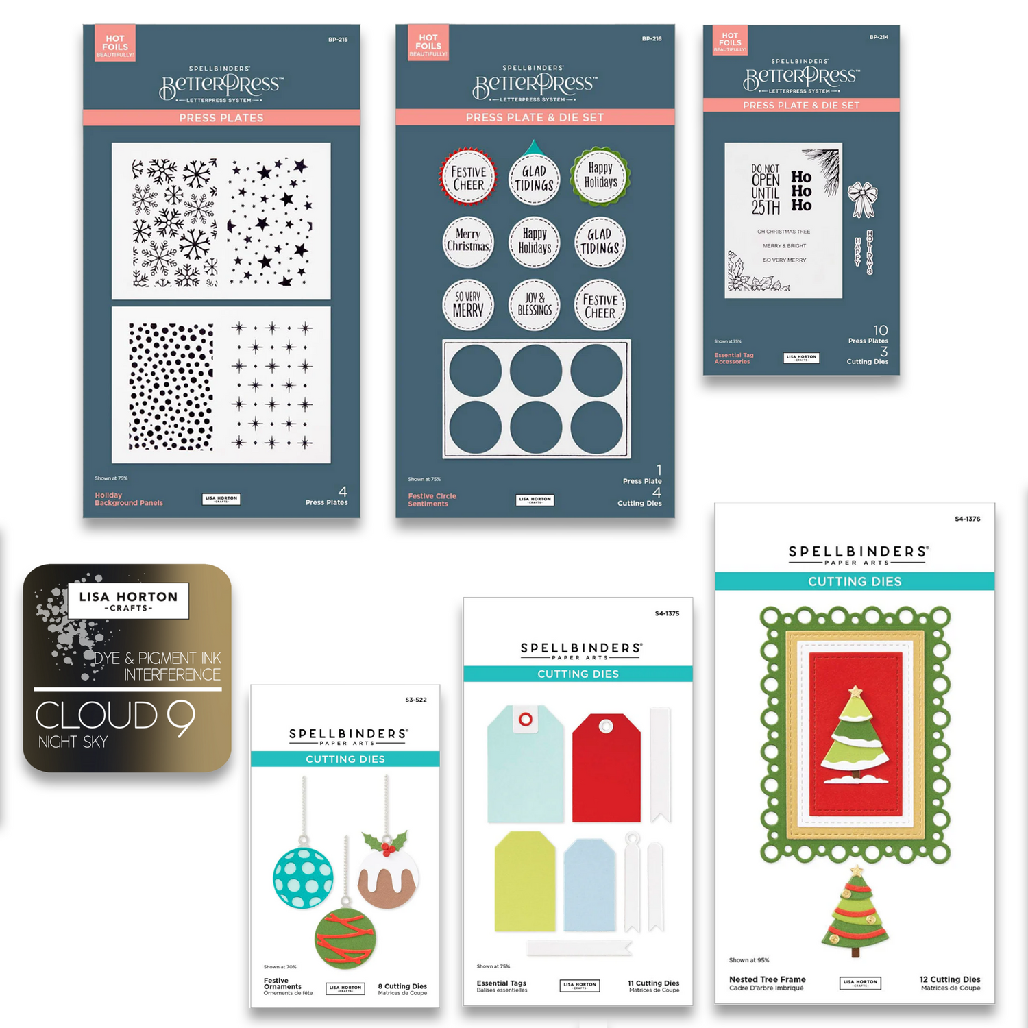 Spellbinders x Lisa Horton Crafts Buy The Show Bundle - 38 Dies and 15 Plates