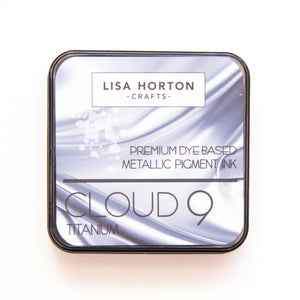 Lisa Horton Crafts Cloud 9 Metallic Ink Pad - Titanium