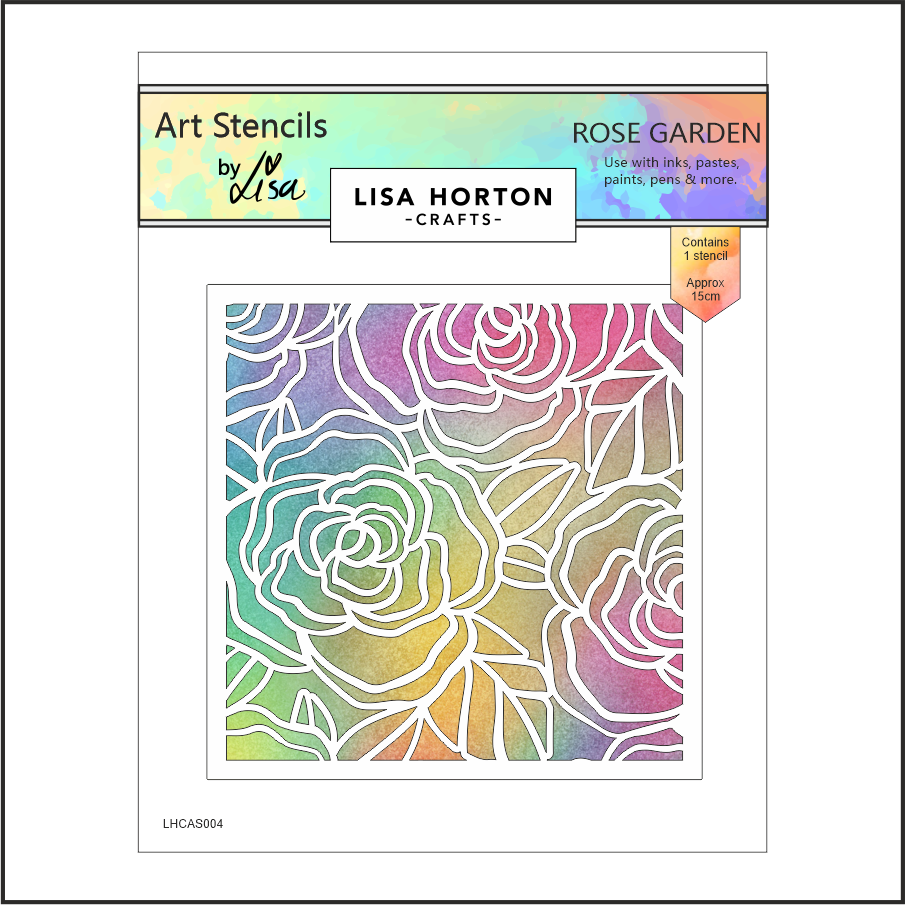 Lisa Horton Crafts Rose Garden Stencil