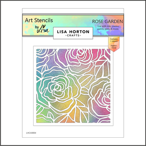 Lisa Horton Crafts Rose Garden Stencil