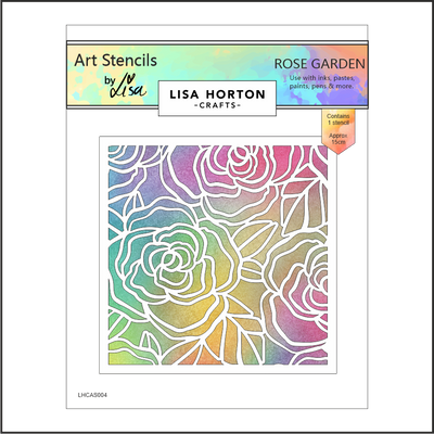 Lisa Horton Crafts Rose Garden Stencil