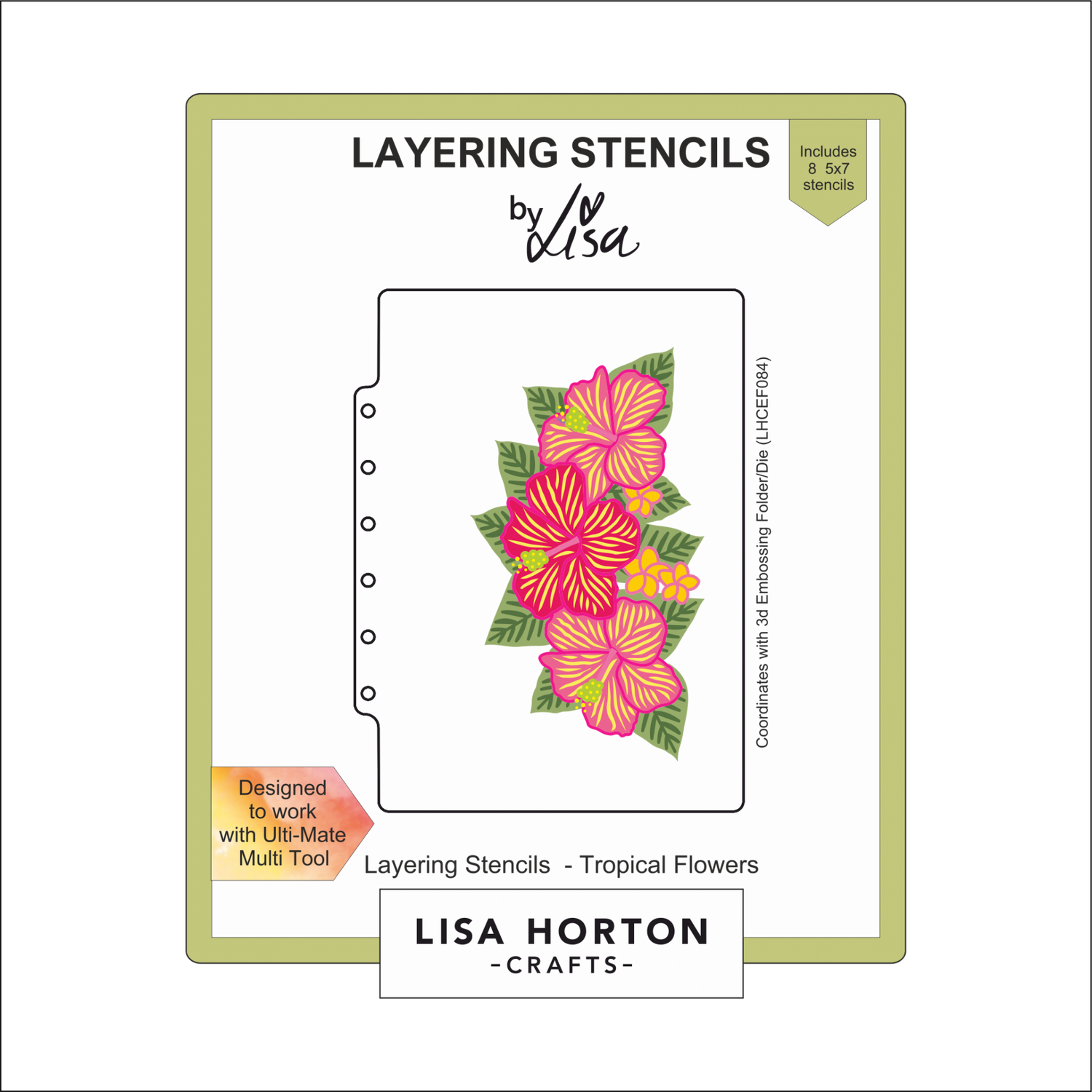 Lisa Horton Crafts Tropical Flowers 5