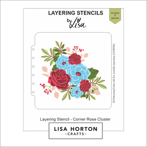 Lisa Horton Crafts Corner Rose Cluster 6