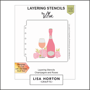 Lisa Horton Crafts Champagne & Roses 6