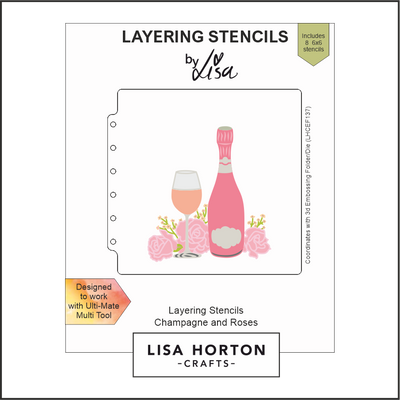 Lisa Horton Crafts Champagne & Roses 6