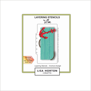 Lisa Horton Crafts Anchors Aweigh DL Layering Stencil