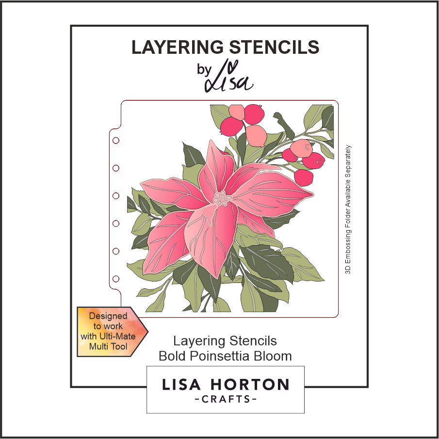 Lisa Horton Crafts Bold Poinsettia Bloom 6