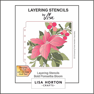 Lisa Horton Crafts Bold Poinsettia Bloom 6