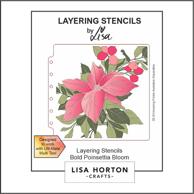 Lisa Horton Crafts Bold Poinsettia Bloom 6