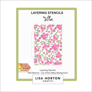 Lisa Horton Crafts Mini Blooms Lily of the Valley Background 5