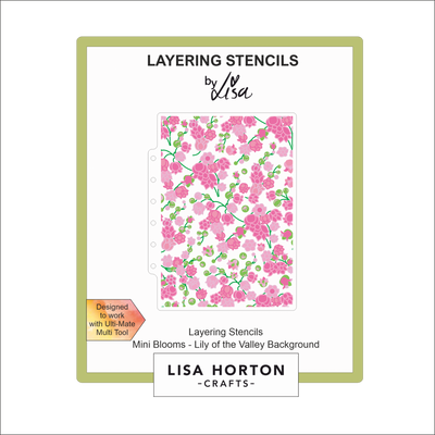 Lisa Horton Crafts Mini Blooms Lily of the Valley Background 5