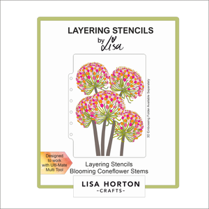 Lisa Horton Crafts Blooming Coneflower Stems 5