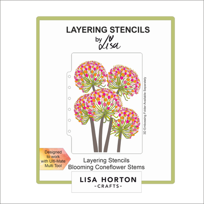 Lisa Horton Crafts Blooming Coneflower Stems 5