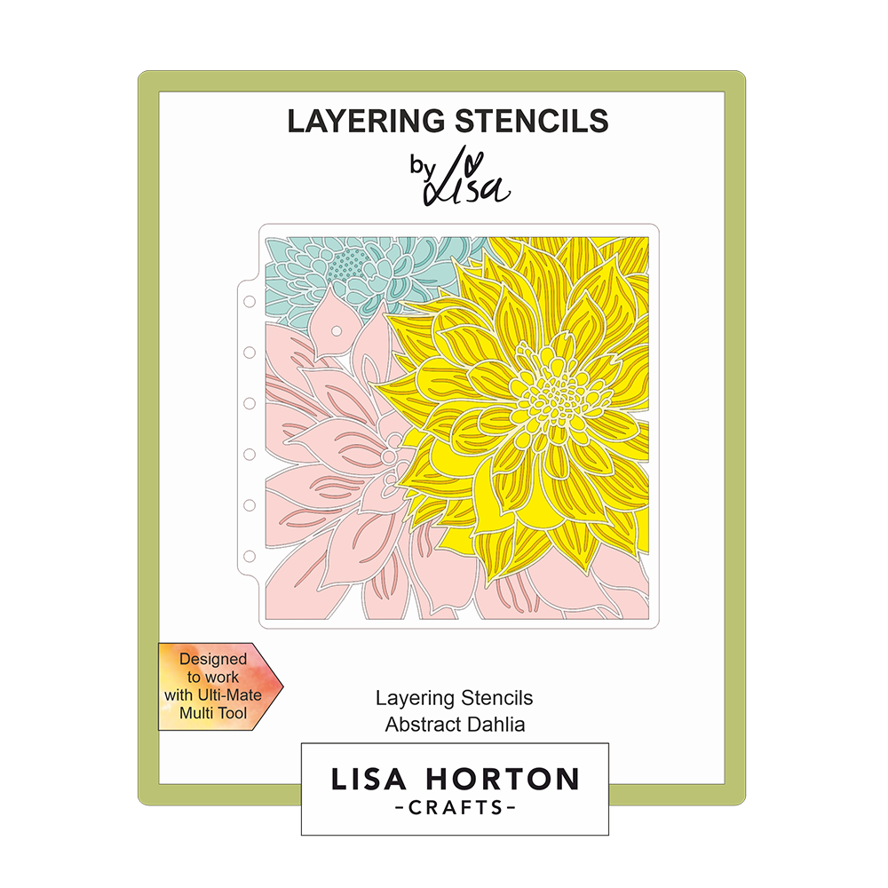 Lisa Horton Crafts Abstract Dahlia 6