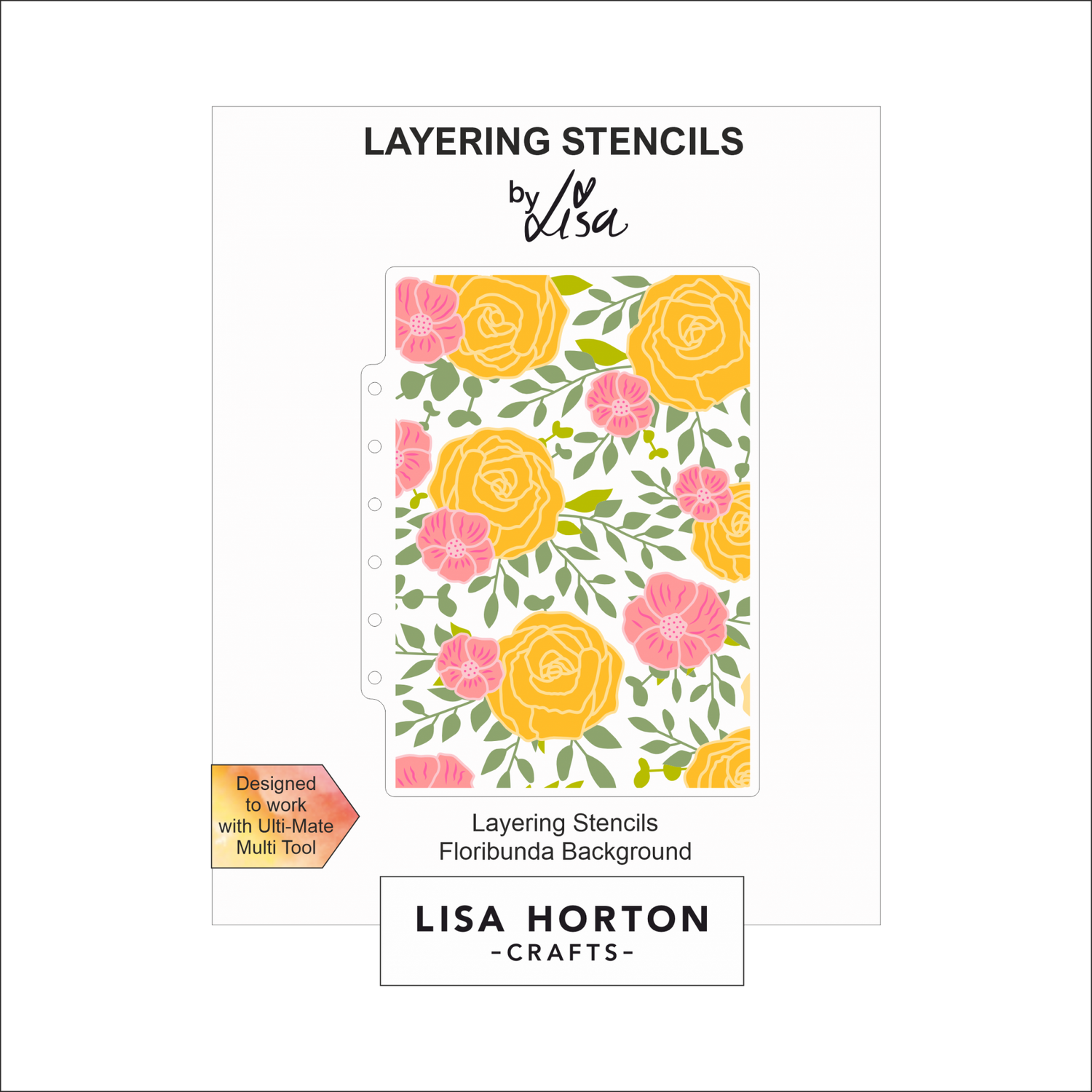 Lisa Horton Crafts Floribunda Background 5