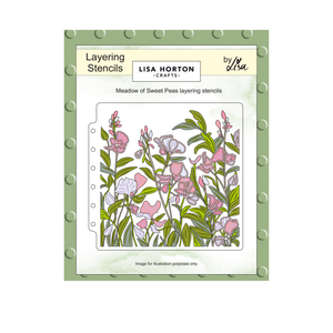 Lisa Horton Crafts Meadow of Sweet Peas 6