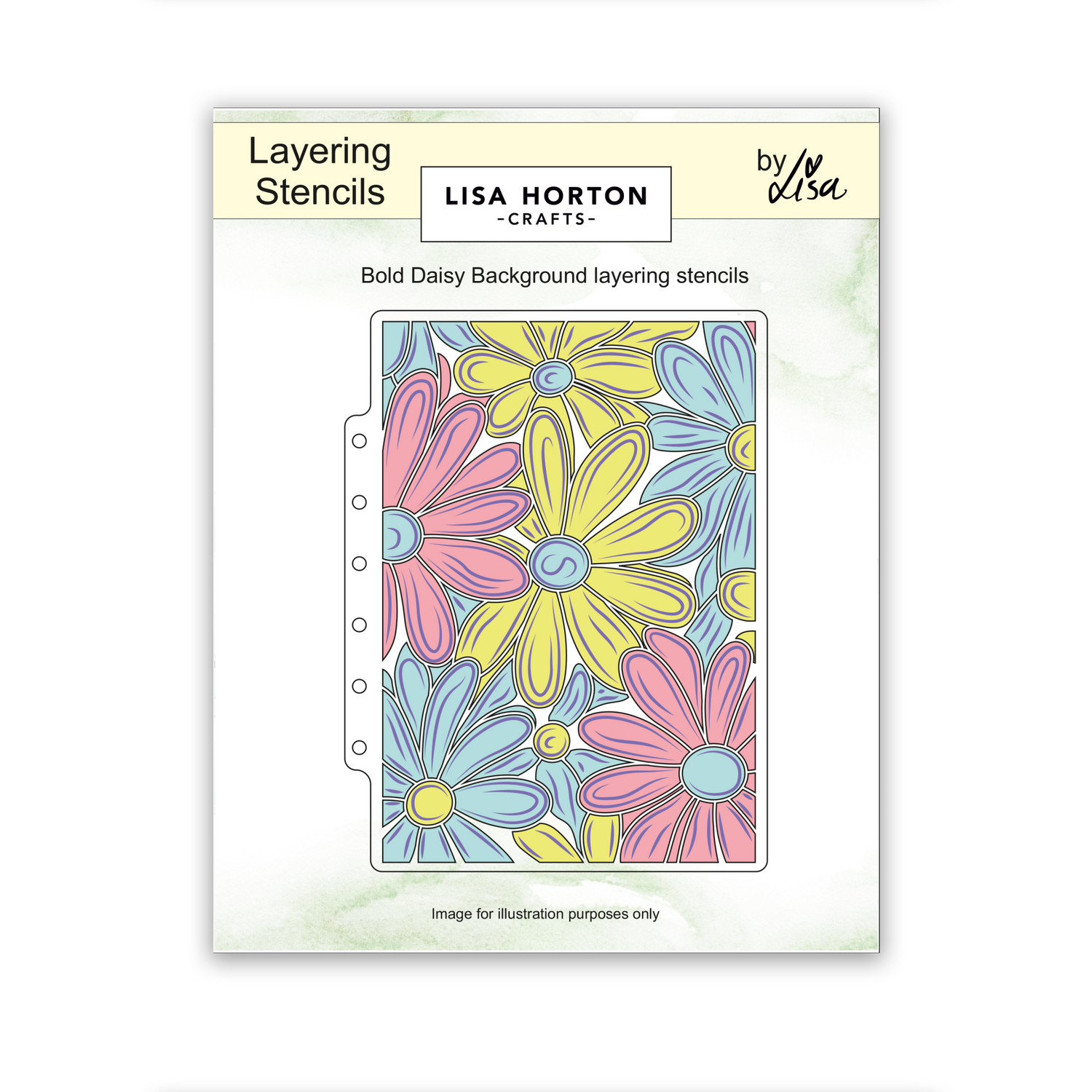 Lisa Horton Crafts Bold Daisy Background 5