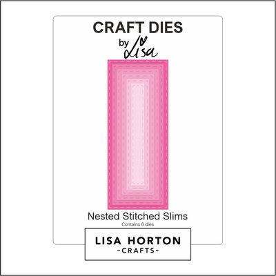 Lisa Horton Crafts Nested Stitched Slims Die Set