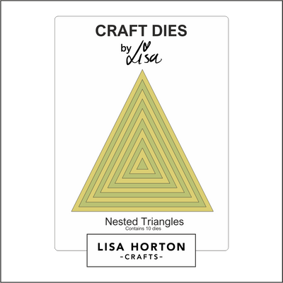 Lisa Horton Crafts Nested Triangles Die Set