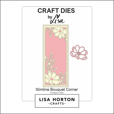 Lisa Horton Crafts Slimline Bouquet Corner Die Set