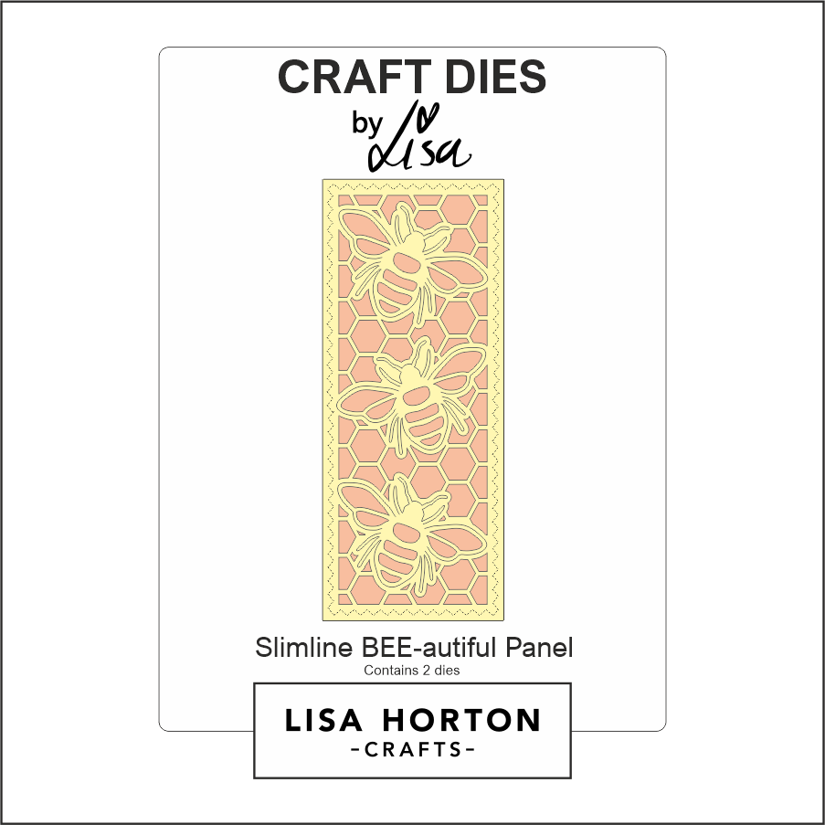 Lisa Horton Crafts Slimline Bee-autiful Panel Die Set