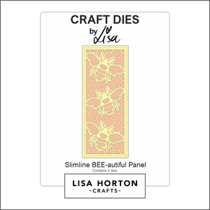 Lisa Horton Crafts Slimline Bee-autiful Panel Die Set