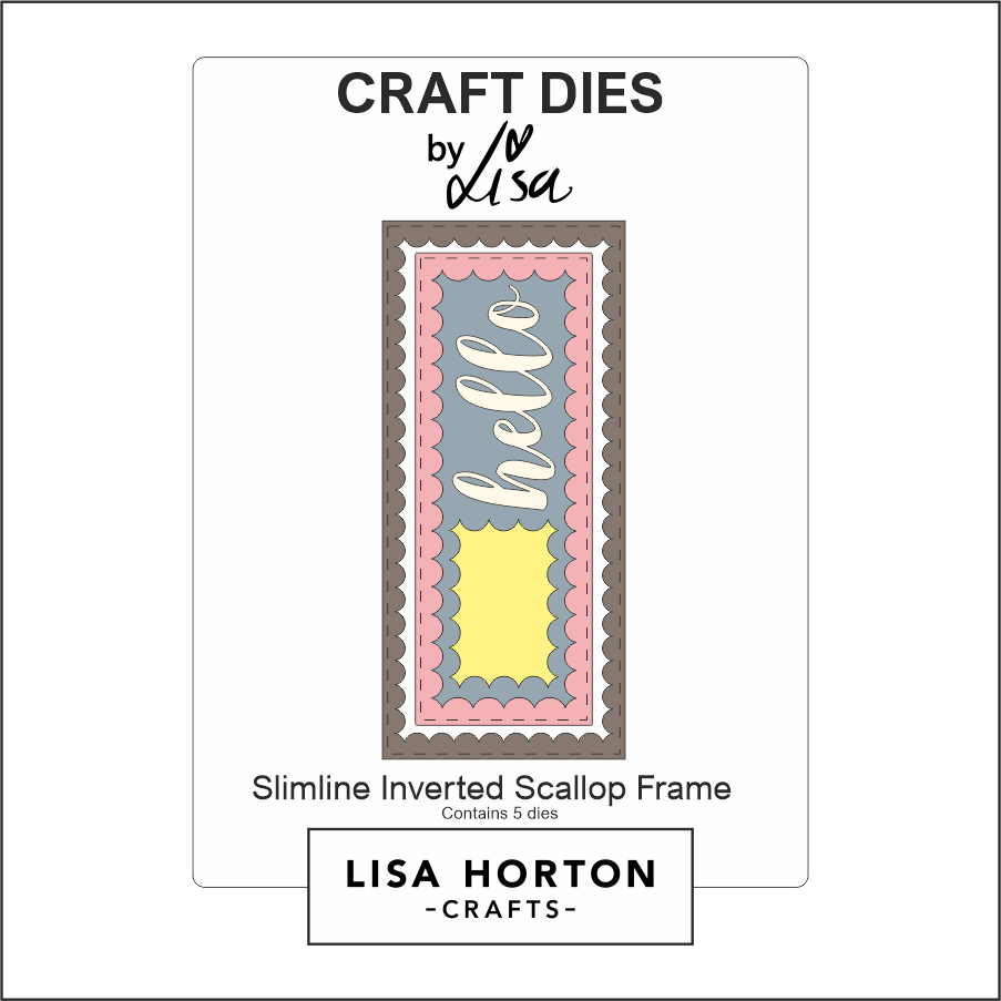 Lisa Horton Crafts Slimline Inverted Scallop Die Set