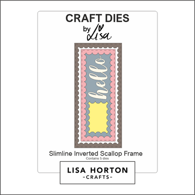 Lisa Horton Crafts Slimline Inverted Scallop Die Set