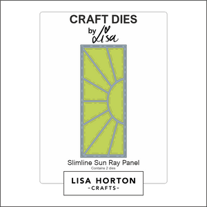 Lisa Horton Crafts Slimline Sun Ray Panel Die Set