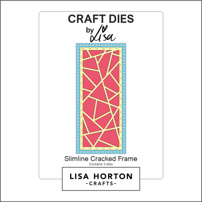 Lisa Horton Crafts Slimline Cracked Frame Die Set