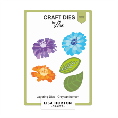 Lisa Horton Crafts Layering Dies - Chrysanthemum