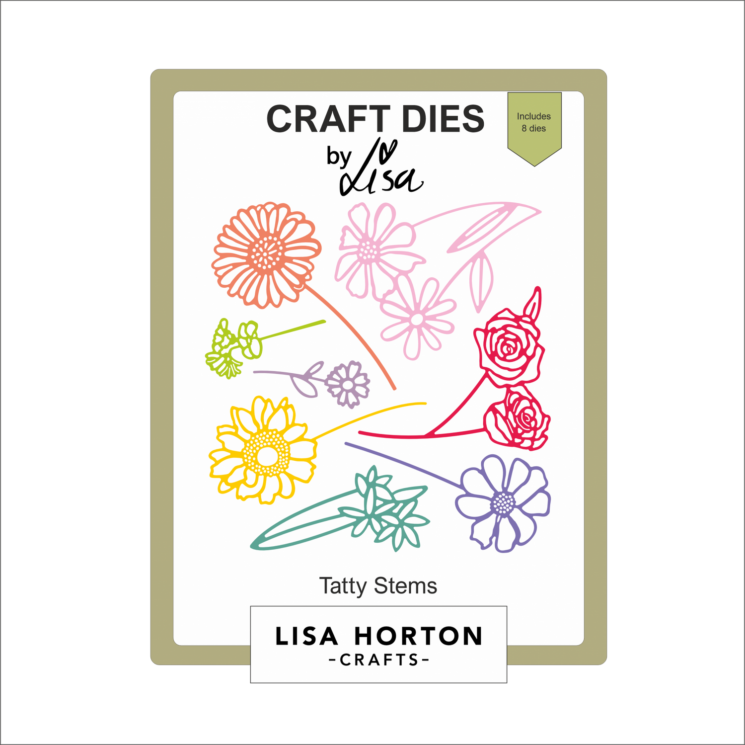 Lisa Horton Crafts Tatty Stems Die Set