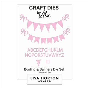 Lisa Horton Crafts Bunting and Banners Die Set