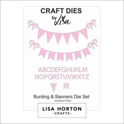 Lisa Horton Crafts Bunting and Banners Die Set