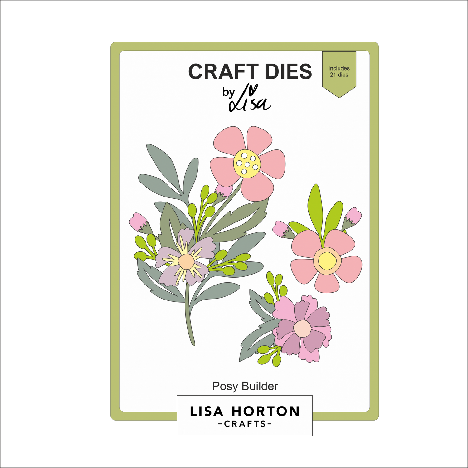 Lisa Horton Crafts Posy Builder Die Set