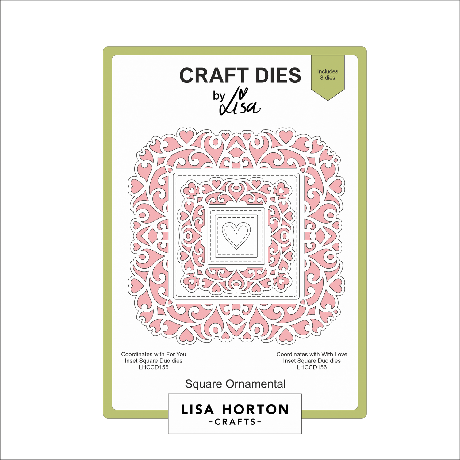 Lisa Horton Crafts Square Ornamental Die Set