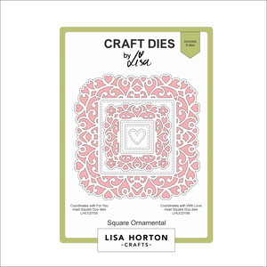 Lisa Horton Crafts Square Ornamental Die Set