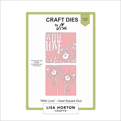 Lisa Horton Crafts With Love Inset Square Duo Die Set