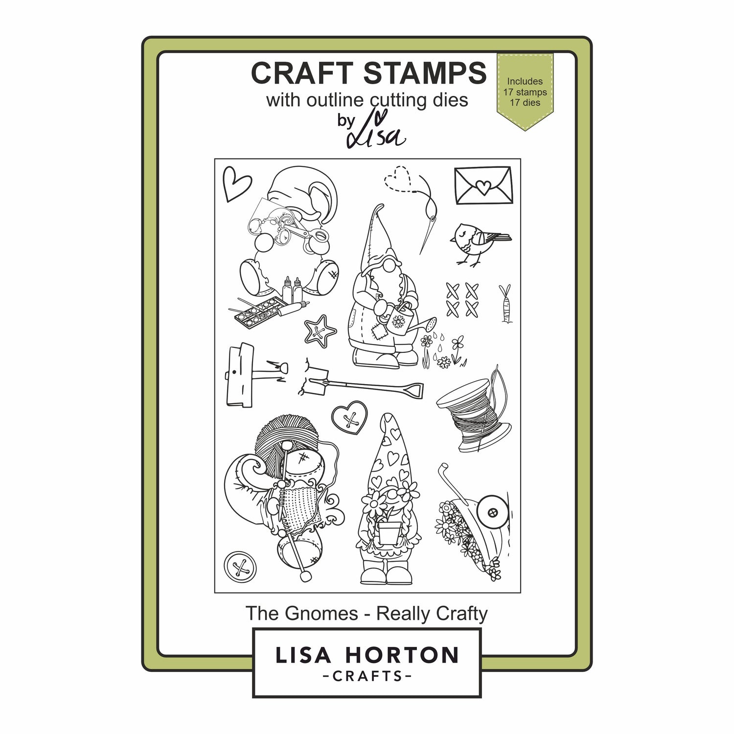 Lisa Horton Crafts The Gnomes - Really Crafty