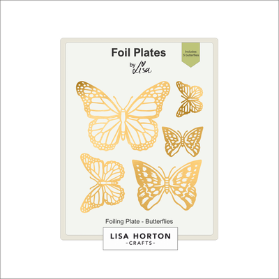 Lisa Horton Crafts Butterflies Foil Plates