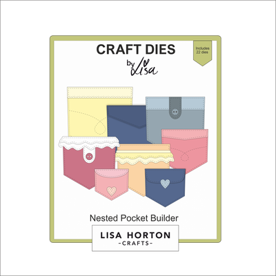 Lisa Horton Crafts Nested Pocket Builder Die Set