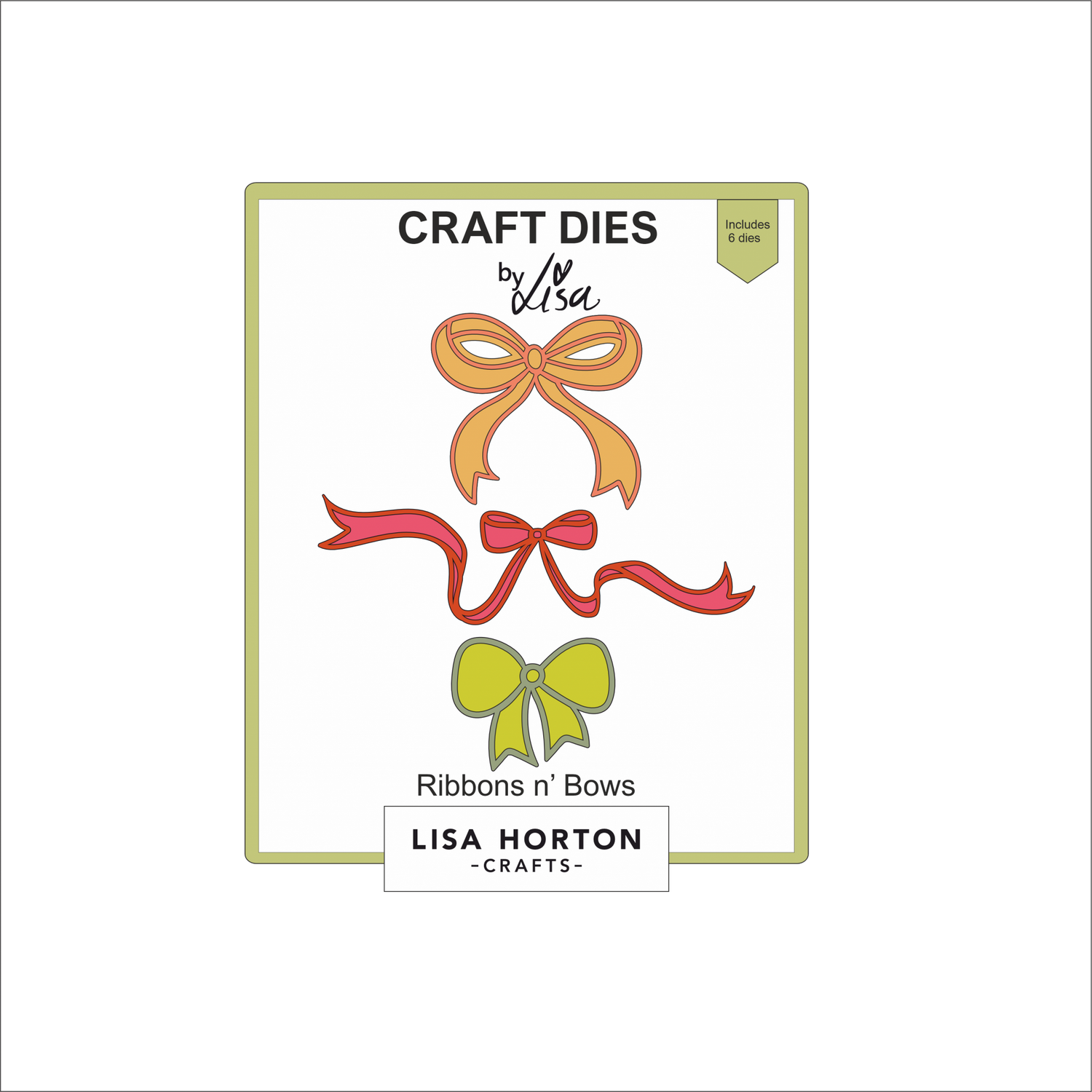 Lisa Horton Crafts Ribbons and Bows Die Set