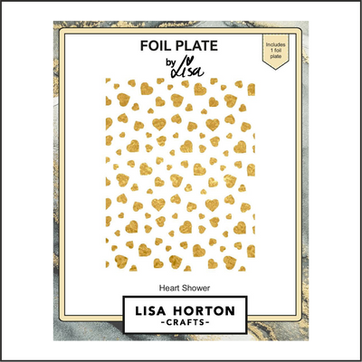 Lisa Horton Crafts Heart Shower Foil Plate