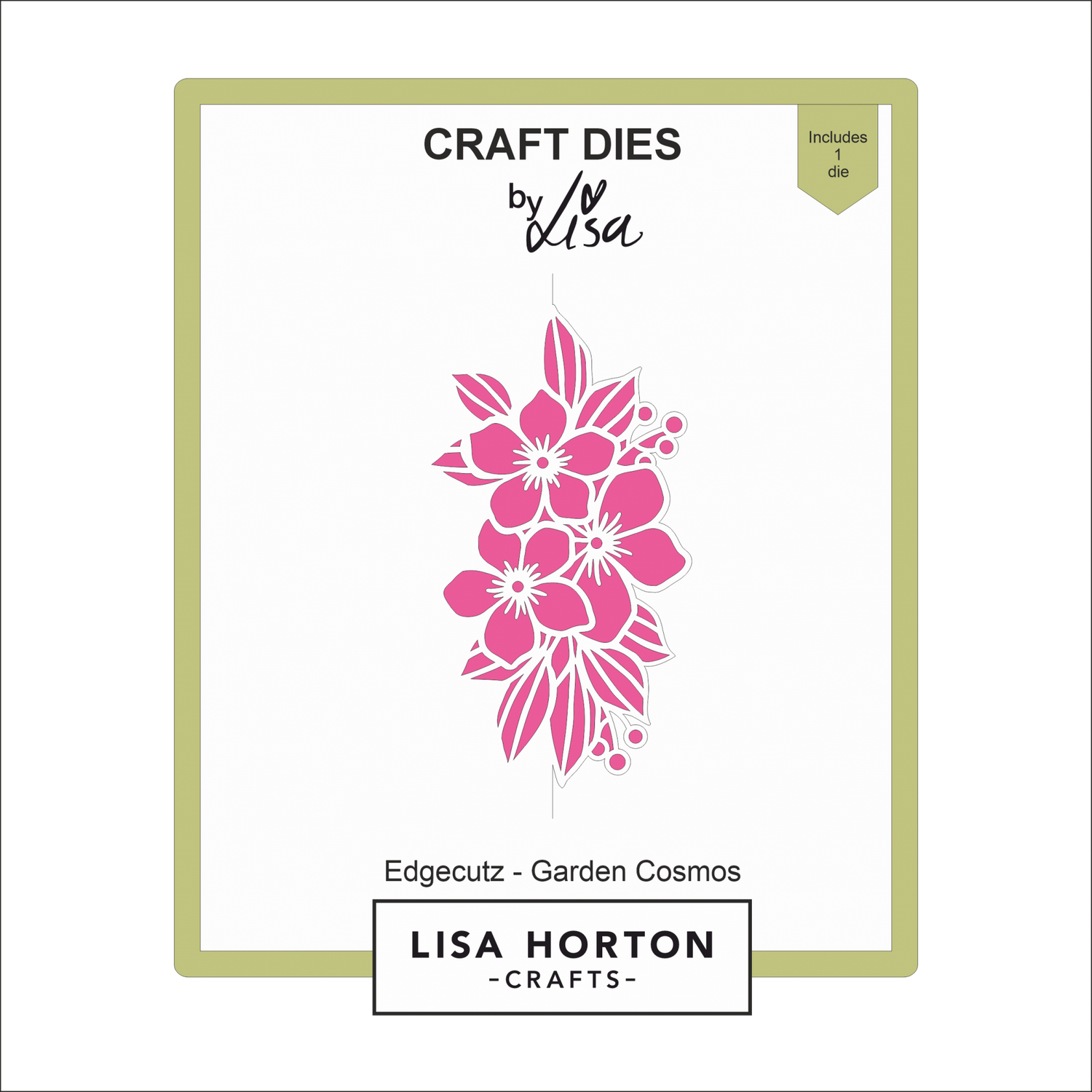 Lisa Horton Crafts Edgecutz - Garden Cosmos Die