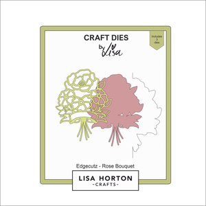 Lisa Horton Crafts Edgecutz Rose Bouquet Die Set