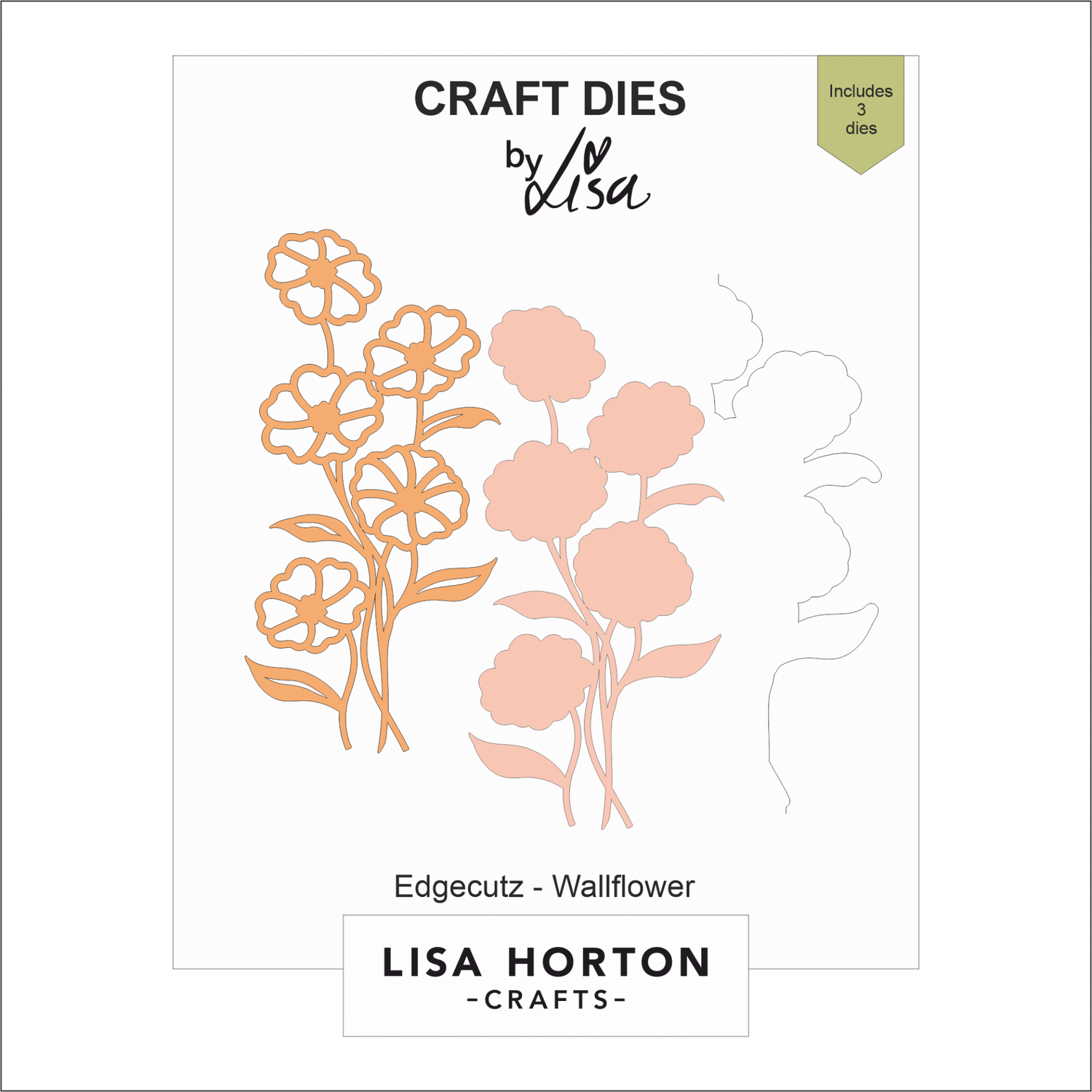 Lisa Horton Crafts Edgecutz Wallflower Die Set