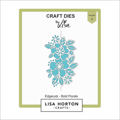 Lisa Horton Crafts Edgecutz - Bold Florals Die