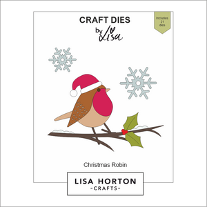 Lisa Horton Crafts Christmas Robin Die Set - 21 Dies