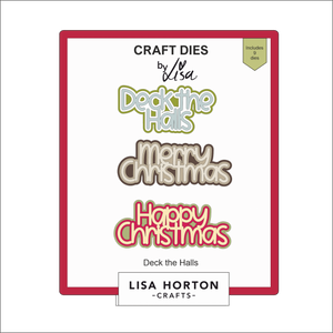 Lisa Horton Crafts Deck The Halls Die Set - 9 Dies